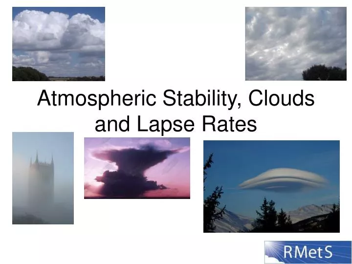 atmospheric stability clouds and lapse rates