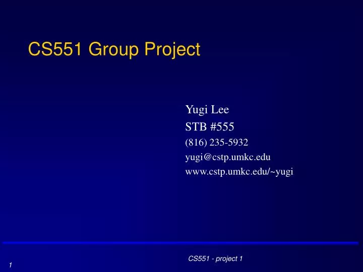 cs551 group project