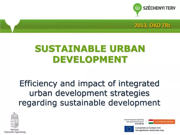 sustainable urban development
