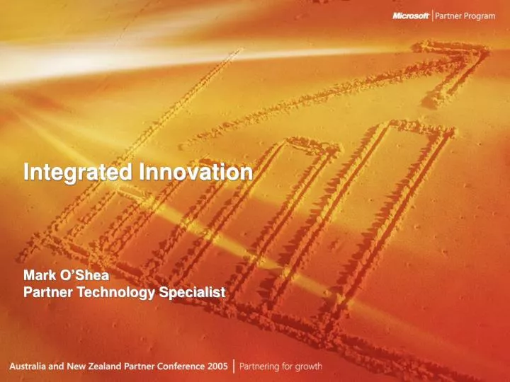 integrated innovation mark o shea partner technology specialist