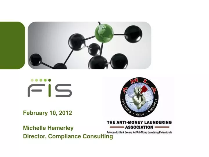 february 10 2012 michelle hemerley director compliance consulting