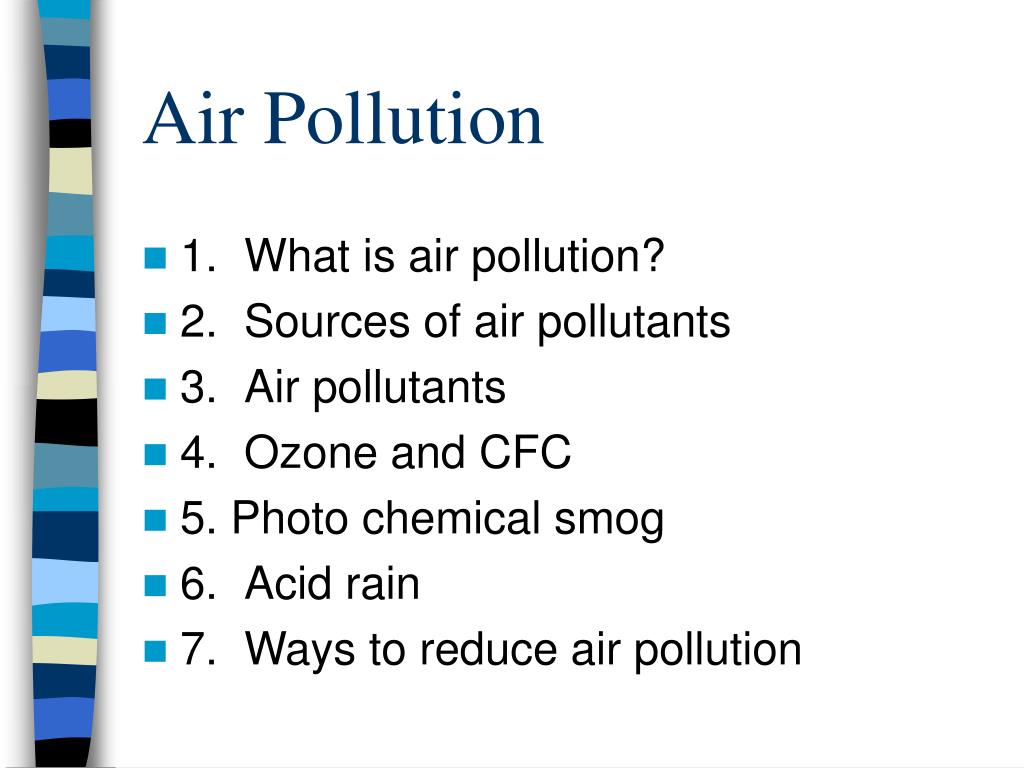 PPT - Air Pollution PowerPoint Presentation, free download - ID:3721583