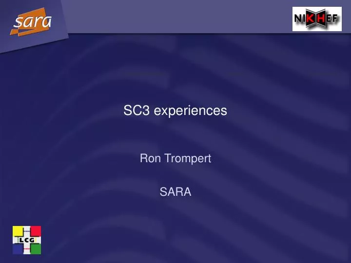 sc3 experiences