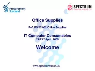 spectrumltd.co.uk