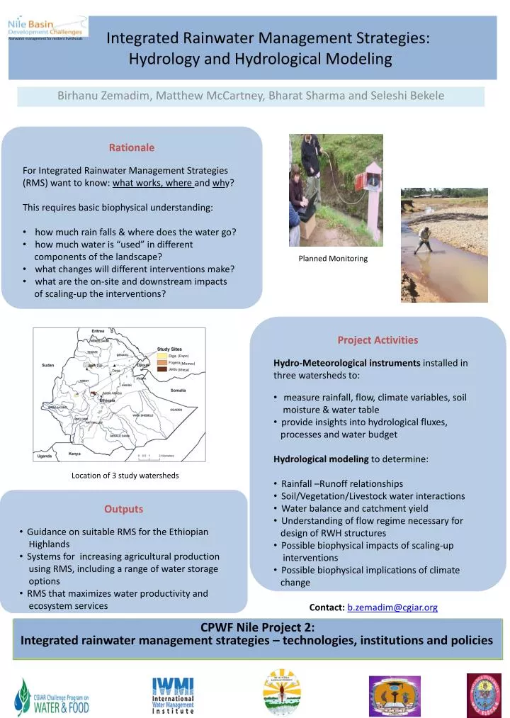 integrated rainwater management strategies hydrology and hydrological modeling
