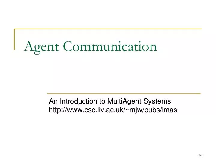 agent communication