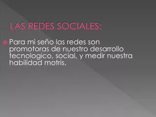 las redes sociales