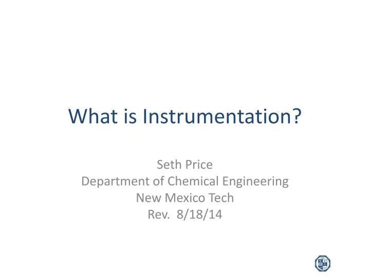 what is instrumentation