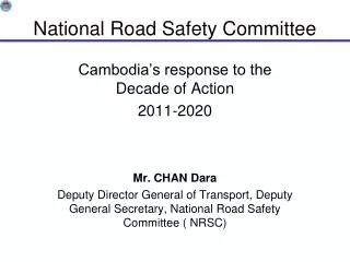 National Road Safety Committee