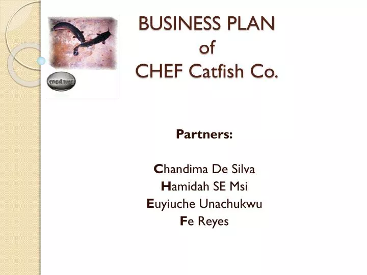 business plan of chef catfish co