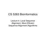 CS 5263 Bioinformatics - slide 1