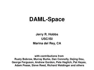 DAML-Space