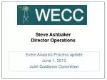 Update on NERC Event Analysis Process: Joint Guidance Committee Session - June 2012 - slide 1