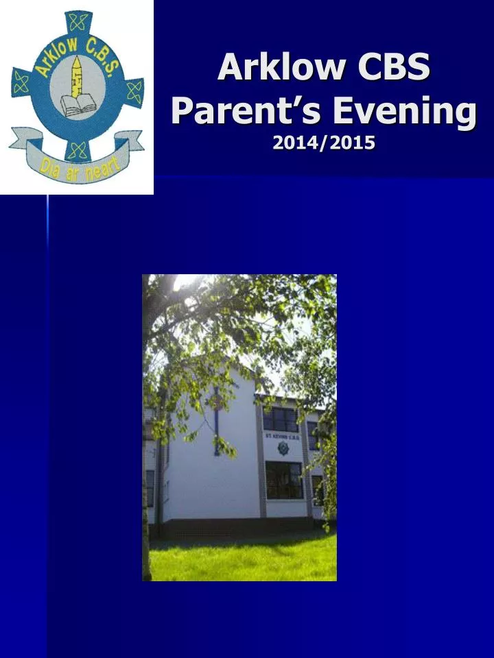 arklow cbs parent s evening 2014 2015