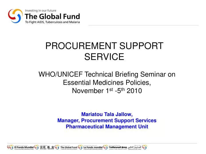 procurement support service
