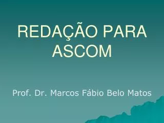 reda o para ascom