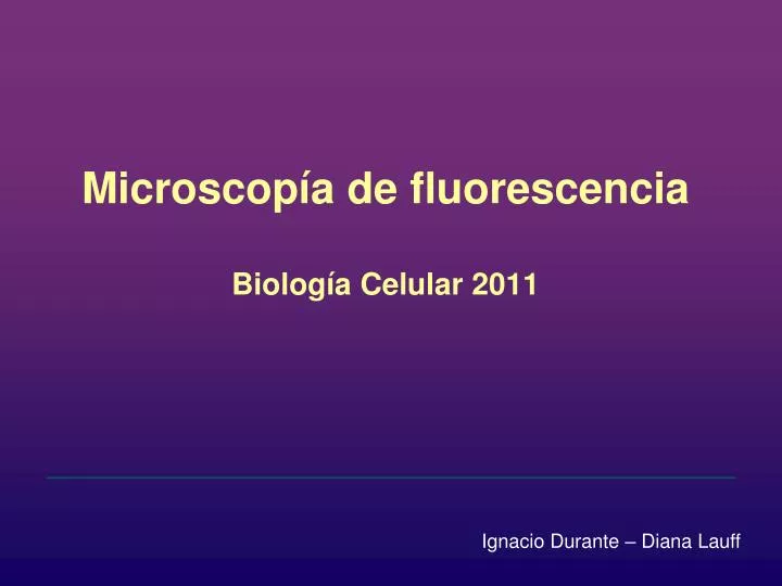 microscop a de fluorescencia biolog a celular 2011