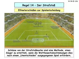 Regel 14 – Der Strafstoß