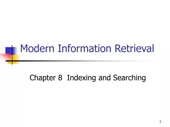 modern information retrieval