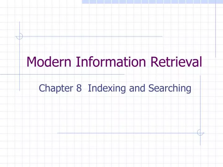 modern information retrieval