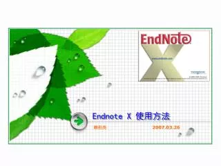 endnote x