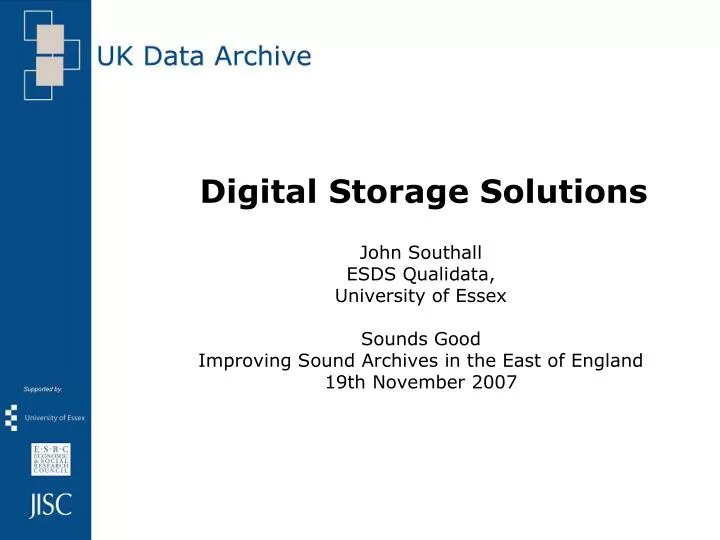 digital storage solutions