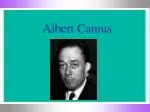 Albert Camus - slide 1
