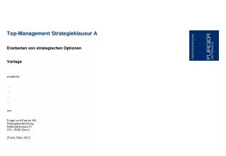 top management strategieklausur a