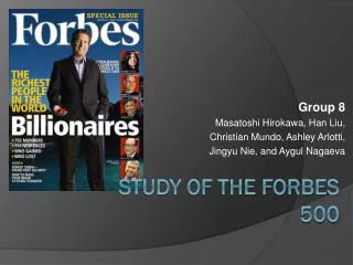 Study of the Forbes 500