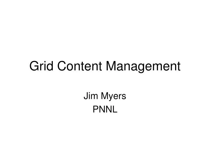 grid content management