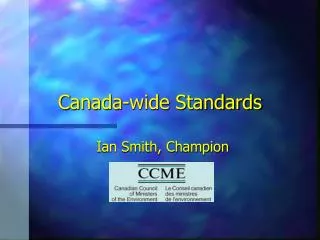 Canada-wide Standards