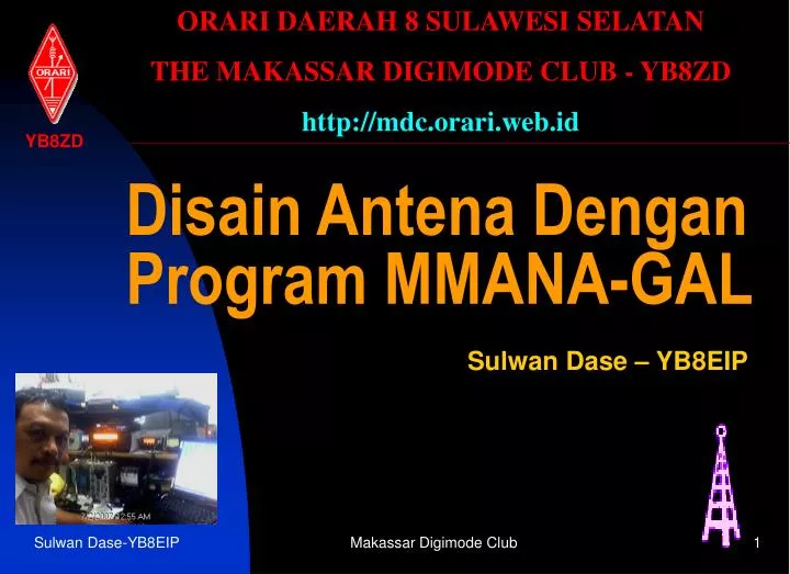 disain antena dengan program mmana gal