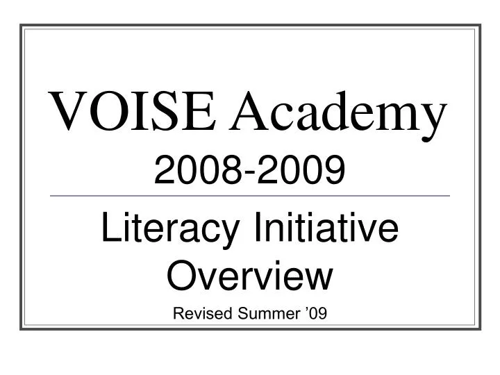 voise academy