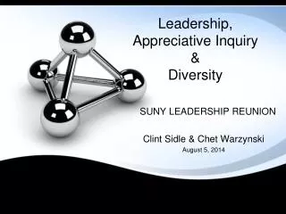 Leadership, Appreciative Inquiry &amp; Diversity