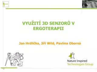 vyu it 3d senzor v ergoterapii