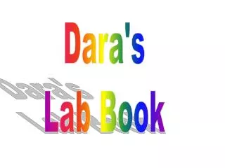 Dara's Lab Book