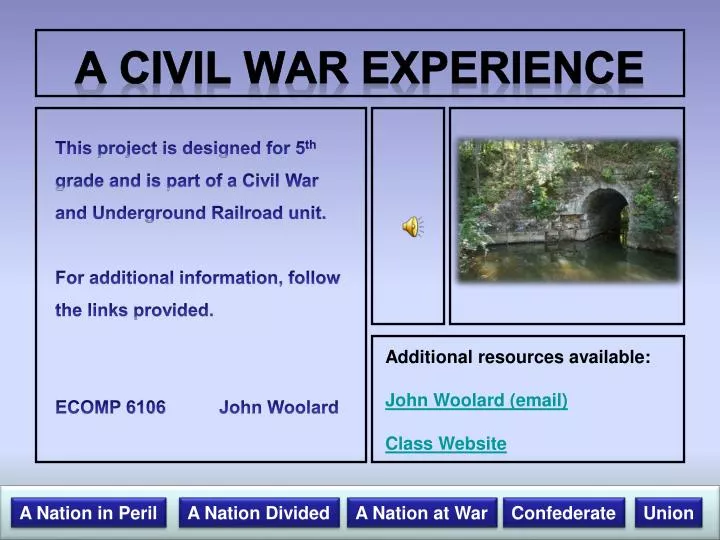 a civil war experience