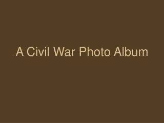 A Civil War Photo Album