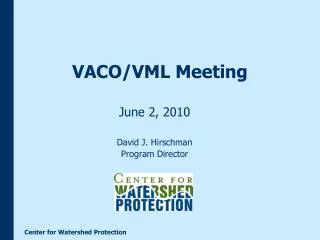 VACO/VML Meeting