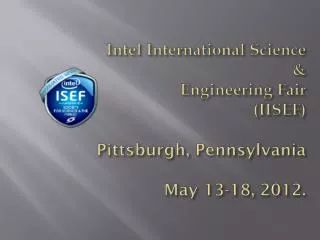 At the following IISEF site: http ://societyforscience/isef/document You will find:
