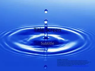title screen