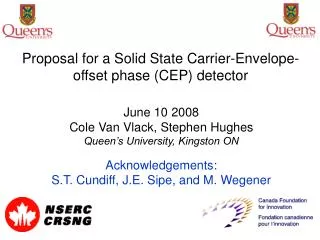 Proposal for a Solid State Carrier-Envelope-offset phase (CEP) detector