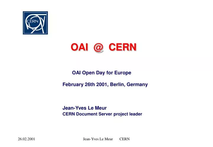 oai @ cern