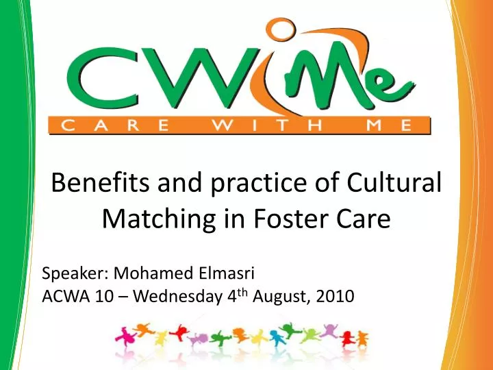 benefits and practice of cultural matching in foster care