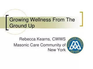 Growing Wellness From The Ground Up