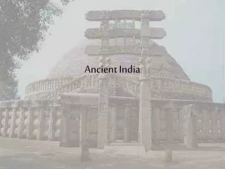 Ancient India