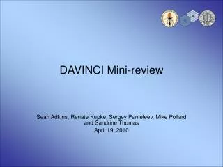 DAVINCI Mini-review