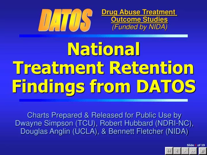 national treatment retention findings from datos