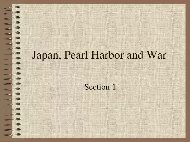 japan pearl harbor and war