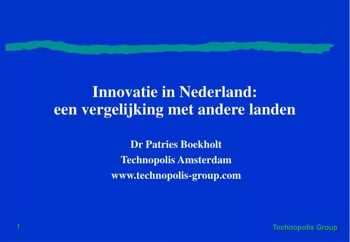 innovatie in nederland een vergelijking met andere landen
